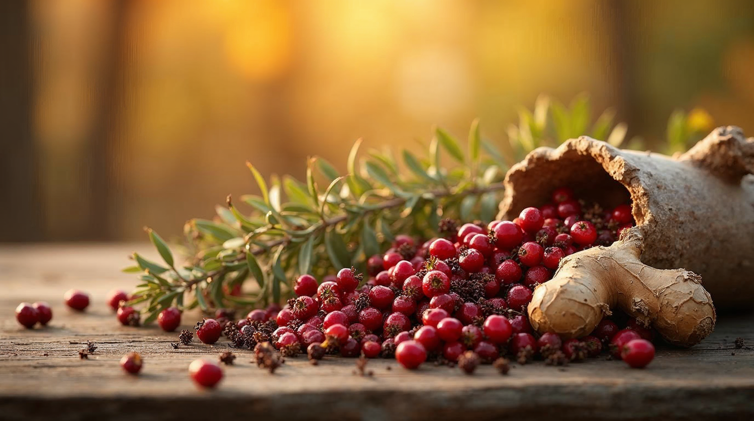 Immunsystem stärken im Herbst: 10 natürliche Strategien aus der Heilkräuterkunde – KI-generiertes Bild (KI)