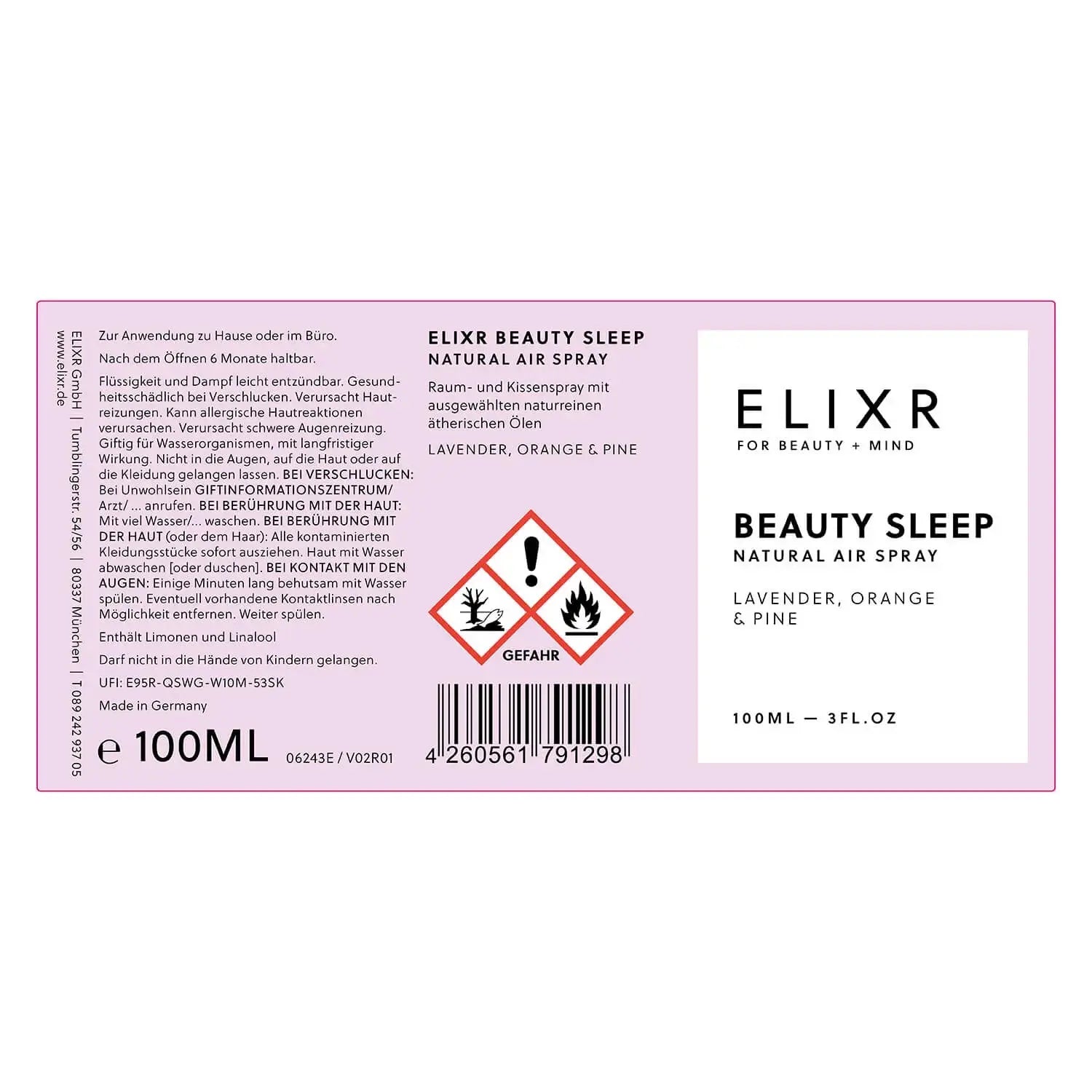 ELIXR Beauty Sleep Raum- & Kissenspray 30ml