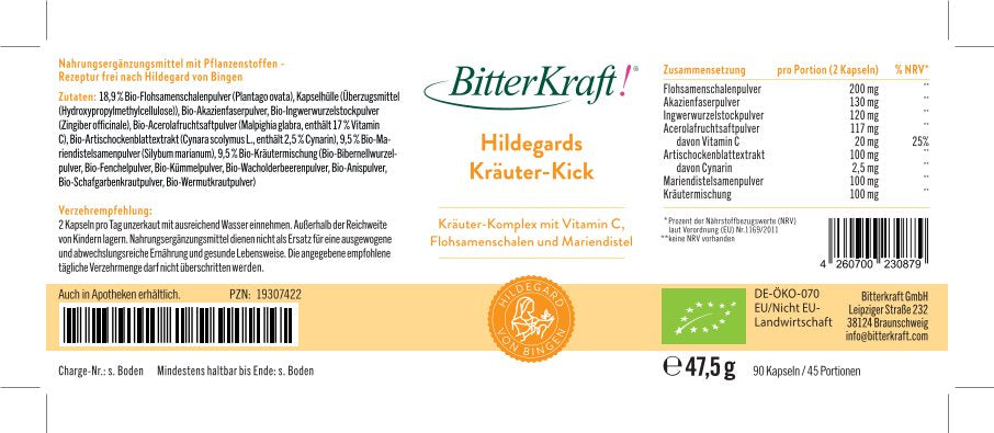 Hildegards Kräuter Kick (BIO) - Verdauungs-Komplex