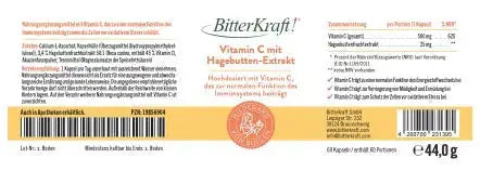 Bitterkraft! Vitamin C mit Hagebutten-Extrakt Bitterkraft GmbH - Bitterkraft