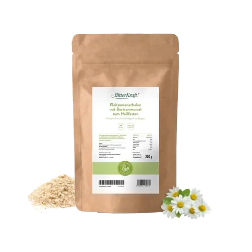 Flohsamenschalen mit 1% Bertramwurzel