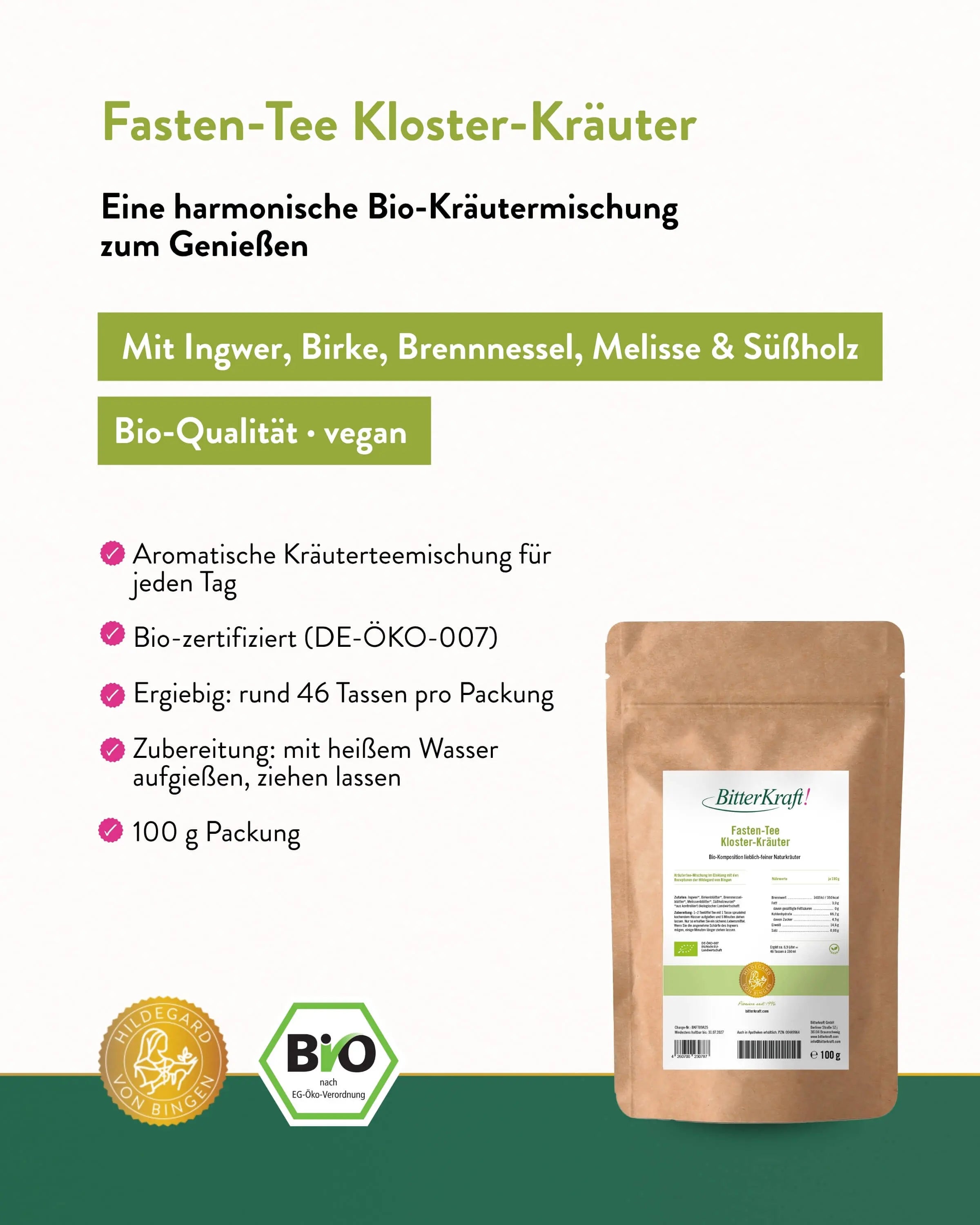 Fasten-Tee Kloster-Kräuter