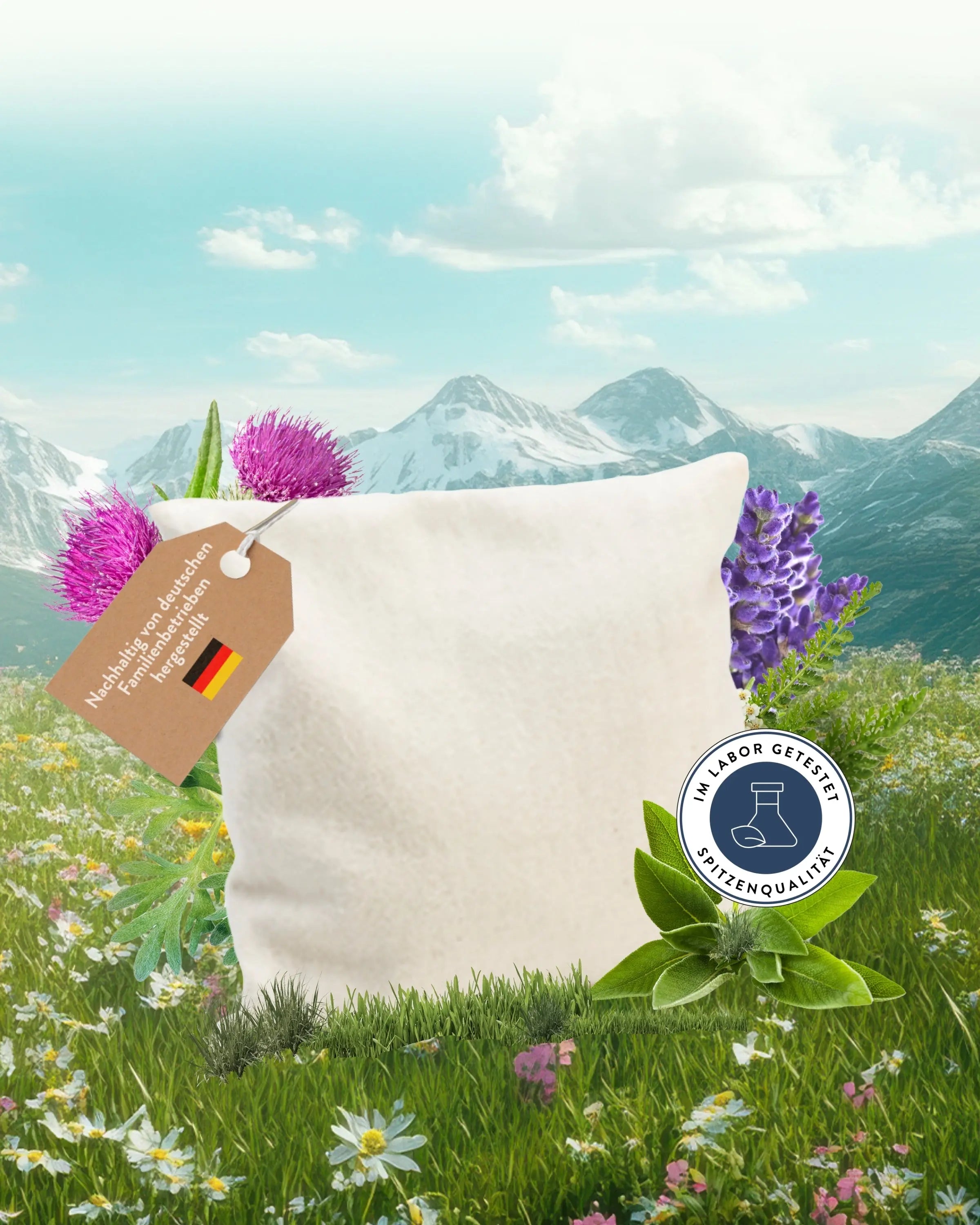 Coussin aux herbes pour enveloppement du foie