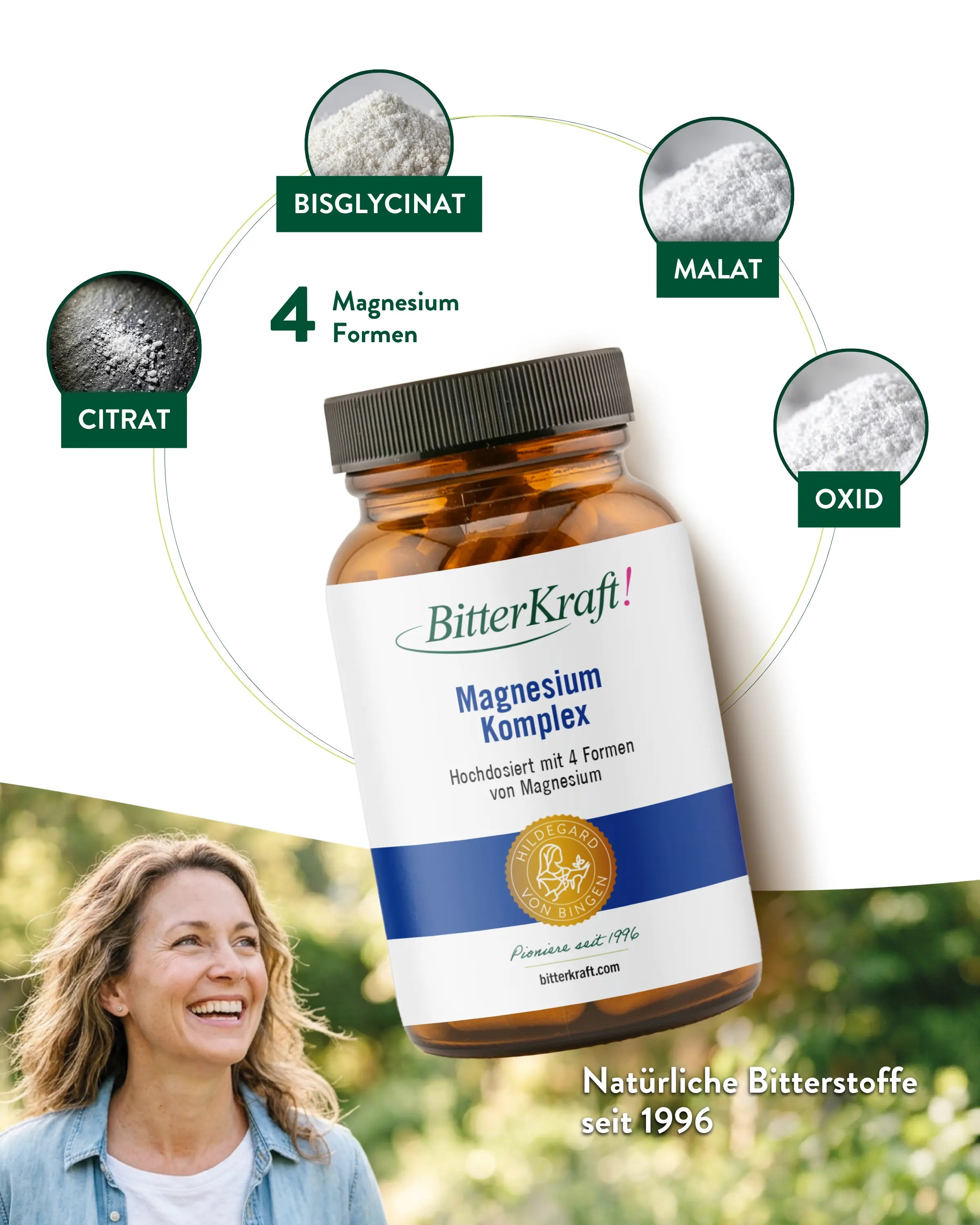 Bitterkraft Complesso di magnesio (60 capsule)