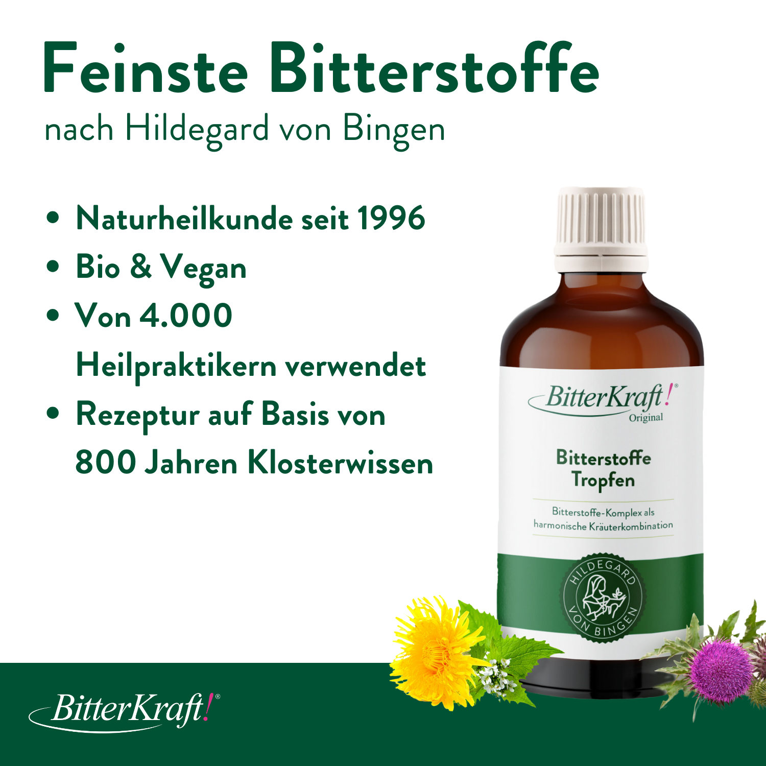 BitterKraft! Einfach-Unterwegs-Set 100ml + Gratis Spray (Bio)