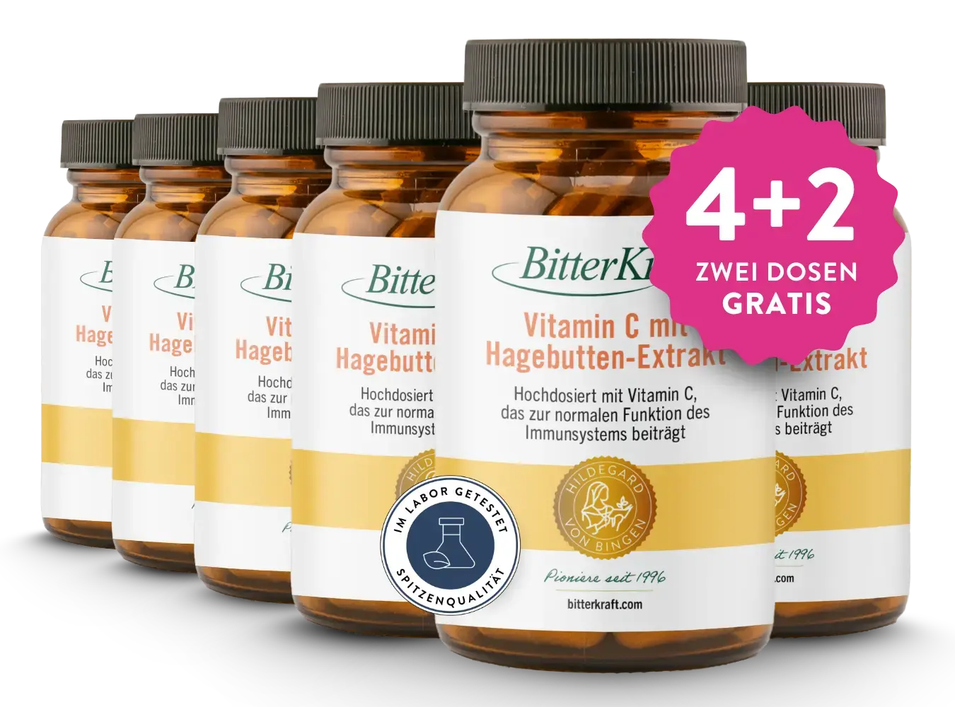 Bitterkraft ! Vitamine C avec extrait de cynorrhodon