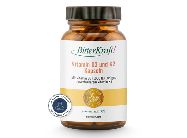 Bitterkraft Capsule di vitamina D3 e K2