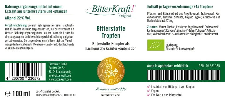 BitterKraft! Gocce originali (BIO) 100 ml