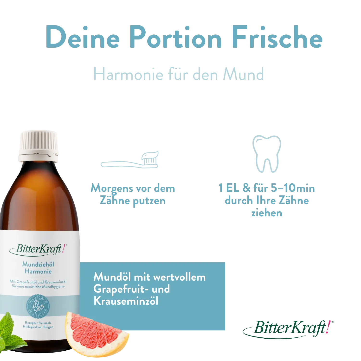 Mundziehöl Harmonie 250ml Bitterkraft GmbH - Bitterkraft