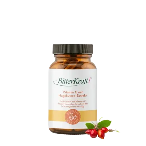 Bitterkraft! Vitamin C mit Hagebutten-Extrakt
