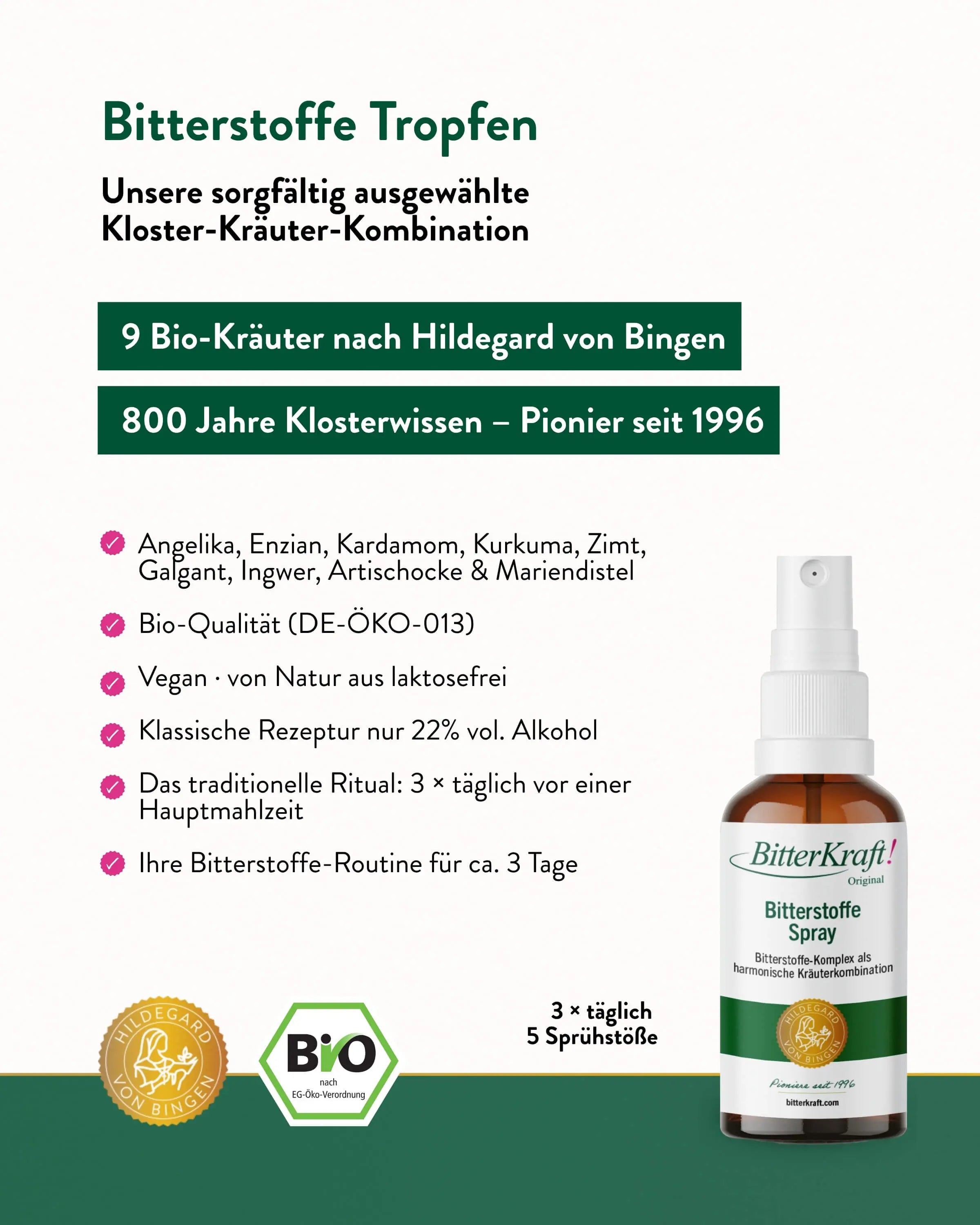 BitterKraft ! Spray Original (BIO) 20 ml (Cadeau)