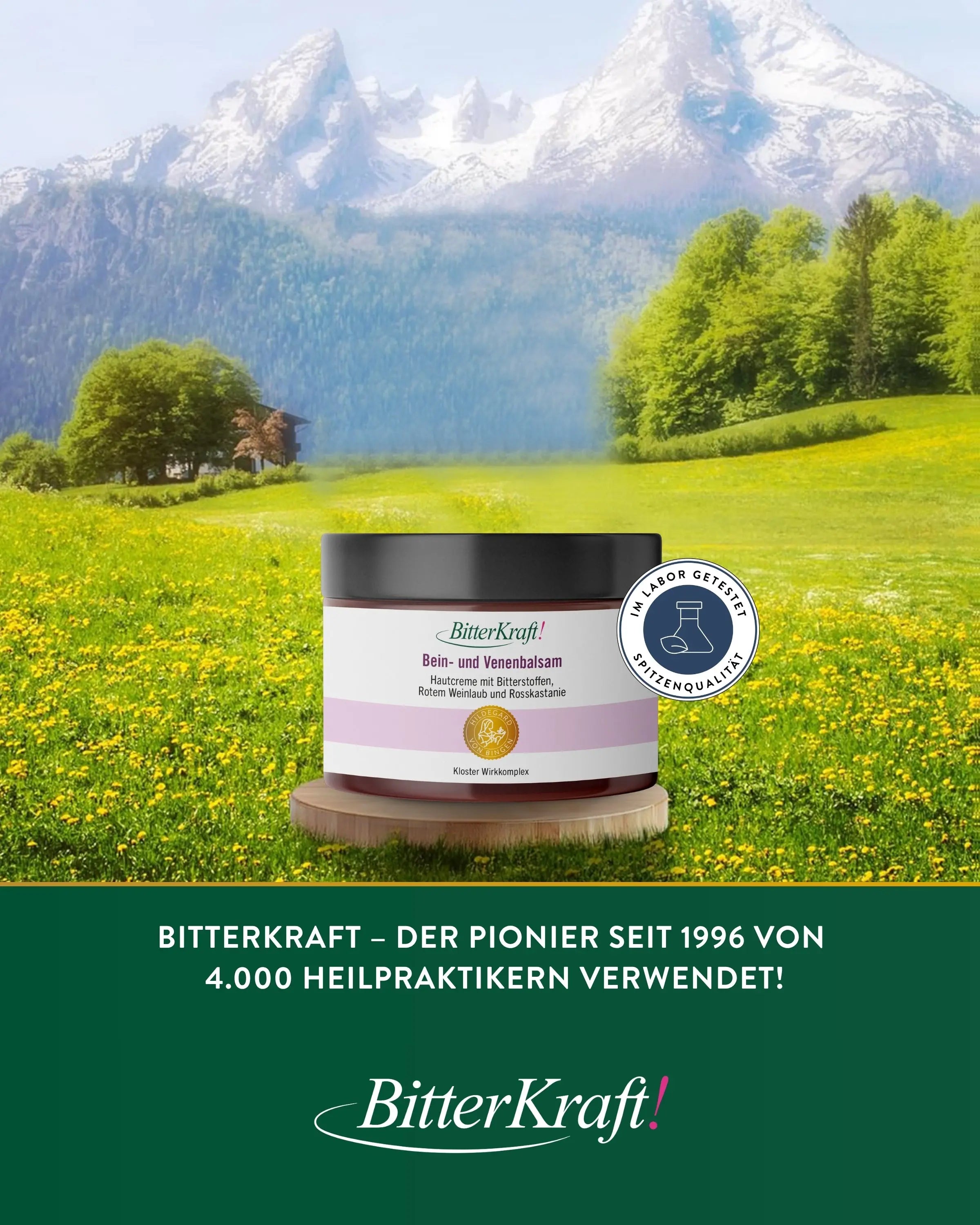 Baume pour jambes et veines Hildegard von Bingen