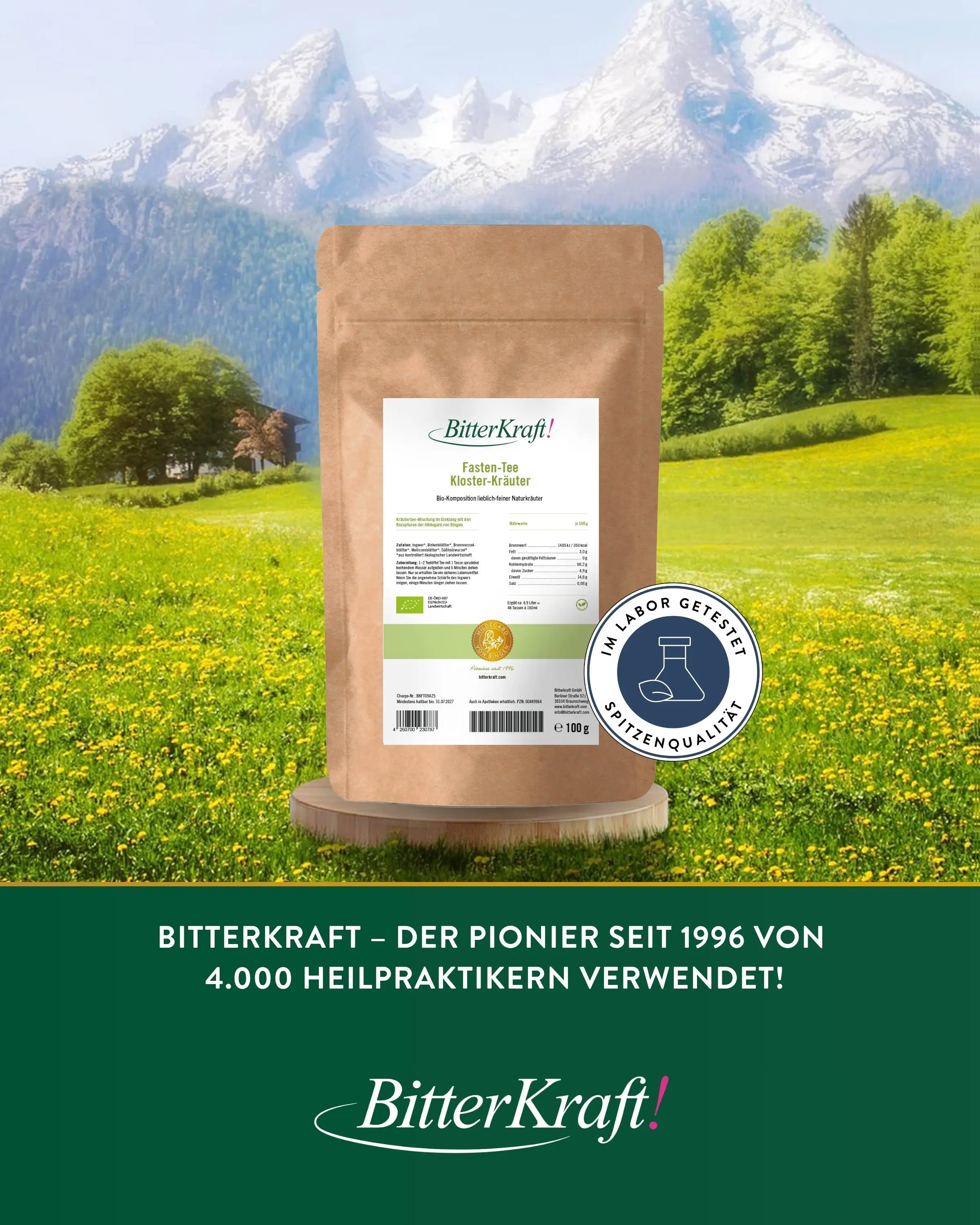 Thé de jeûne  Herbes du monastère